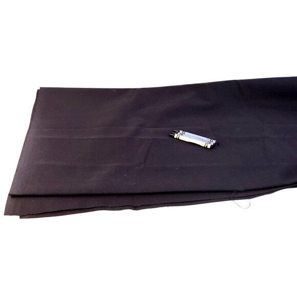 Dark Navy Blue Twill Fabric 3 yds For Sewing Upholstery & Apparel DIY Projects - Picture 4 of 4